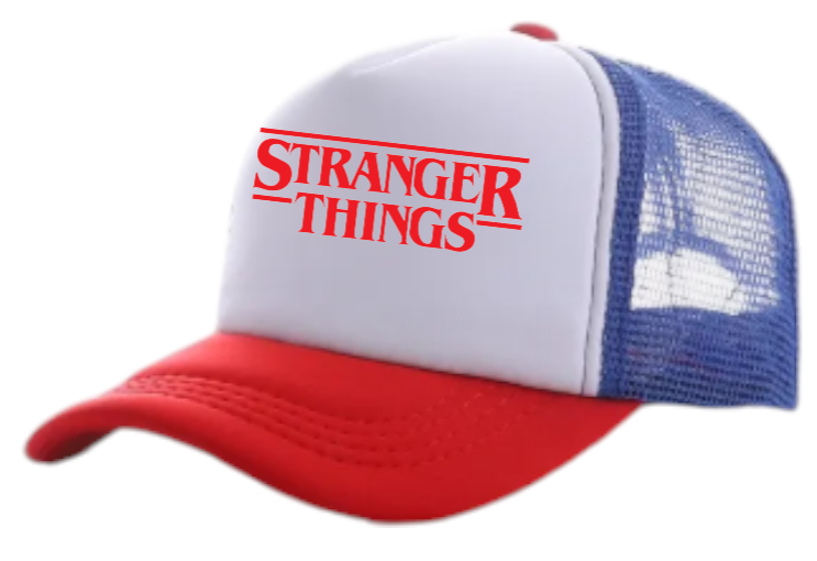 Stranger Things Hat Adjustable Snapback Trucker Hat Stranger Things Episodes Hat