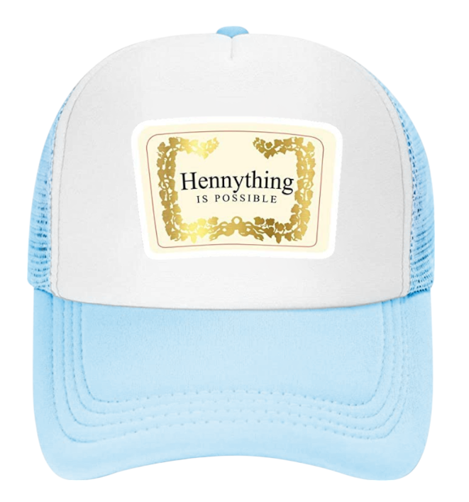 Good Vibes Hat Adjustable Snapback Trucker Hat Hennything Is Possible Hennessy