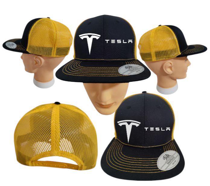Tesla Hat Trucker Hat Baseball Hat Adjustable Snapback Hat Gift for Car Lovers