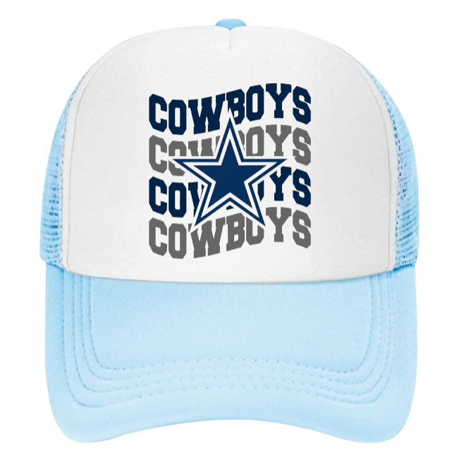 Football Hat Adjustable Snapback Trucker Hat Football Season Hat Texas Hat