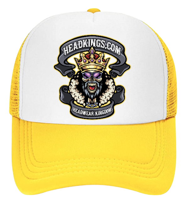 HEADKINGS Logo Hat Adjustable Snapback Trucker Hat Headwear Kingdom Outdoors Hat