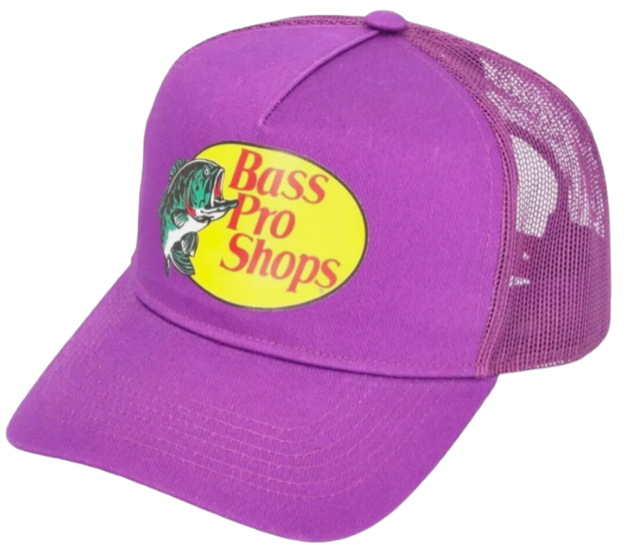 Bass Pro Shops Hat Baseball Hat Outdoors Adjustable Trucker Hat New Women