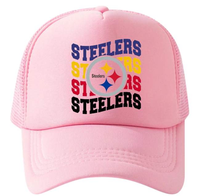 Steeler Football Hat Adjustable Snapback Trucker Hat Football Season Hat