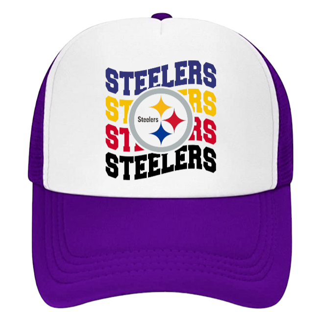 Steeler Football Hat Adjustable Snapback Trucker Hat Football Season Hat