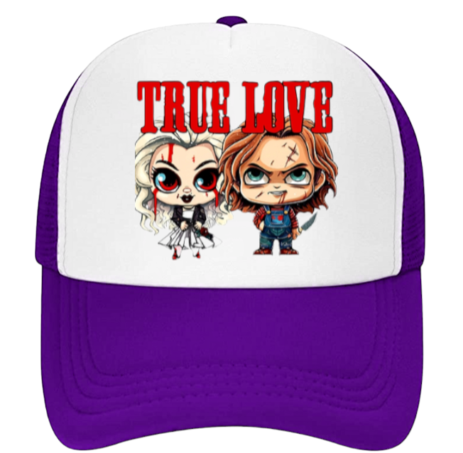 True Love Hat Chucky Killer Doll Hat Adjustable Snapback Trucker Hat Outdoor Hat
