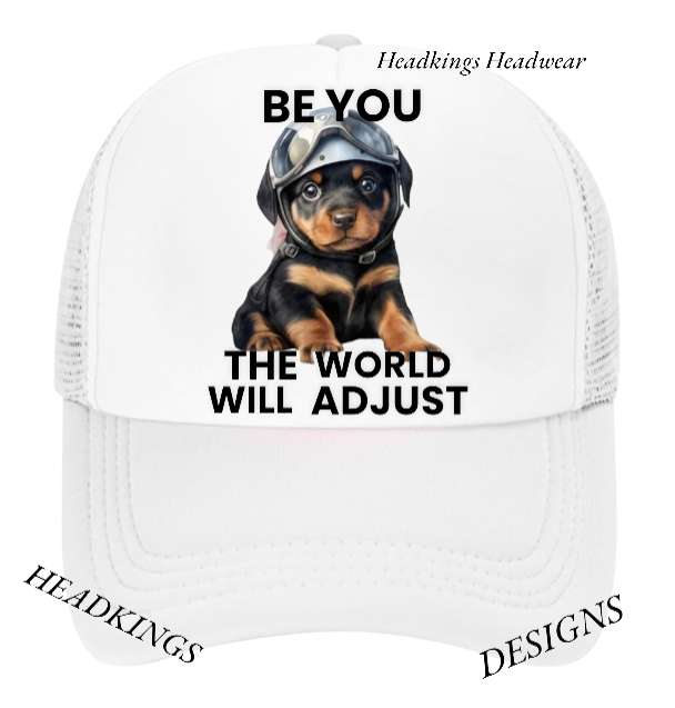 Dog Hat Adjustable Snapback Trucker Hat Be You The World Will Adjust Outdoor Hat