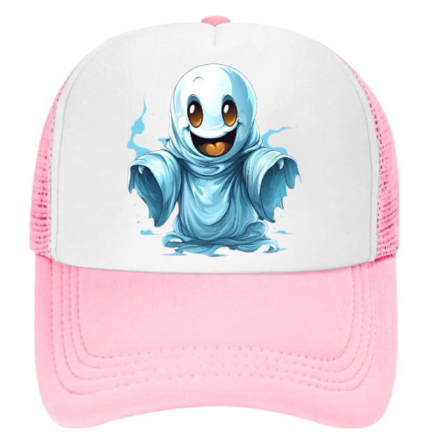 Ghost Busters Hat Adjustable Snapback Trucker Hat Fly Ghost Cute Scary Ghost Hat