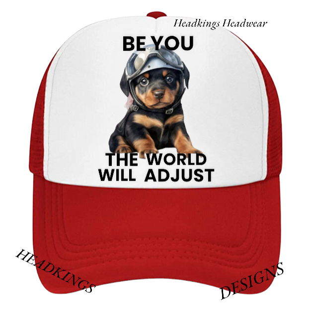 Dog Hat Adjustable Snapback Trucker Hat Be You The World Will Adjust Outdoor Hat