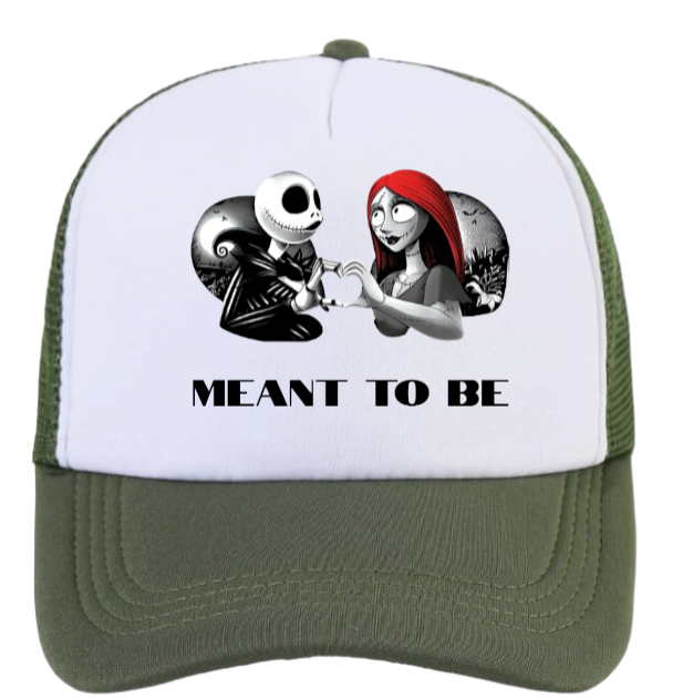 Christmas Hat Adjustable Trucker Hat Nightmare Before Christmas True Love Hat