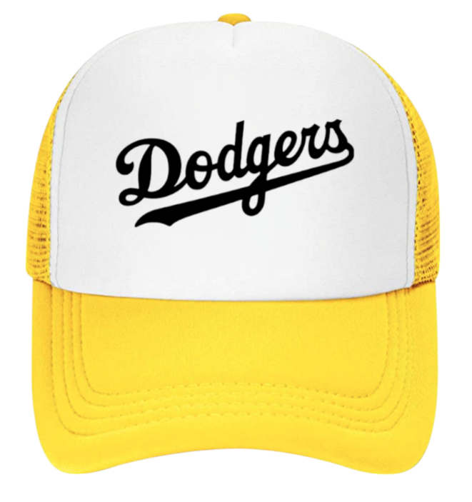 Dodgers Hat Adjustable Snapback Trucker Hat Dodgers Love Hearts Los Angeles Hat