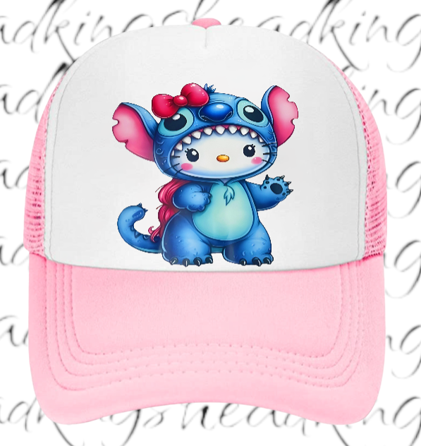 Anime Hat Ribbon Hat Adjustable Snapback Trucker Hat Anime Character Hat