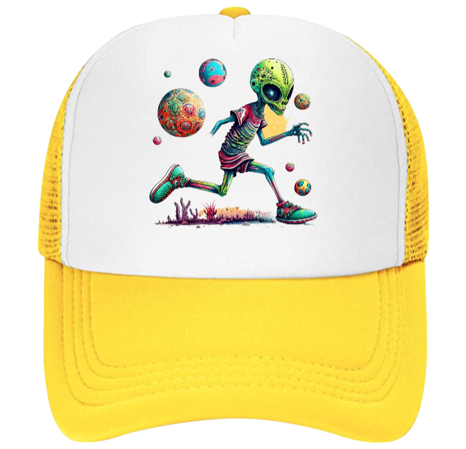 Monster Hat Adjustable Snapback Trucker Hat Alien Sea Ocean Octopus Creature Hat