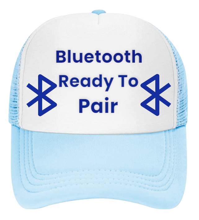 Bluetooth Hat Adjustable Snapback Trucker Hat Bluetooth Ready To Pair Funny Hat