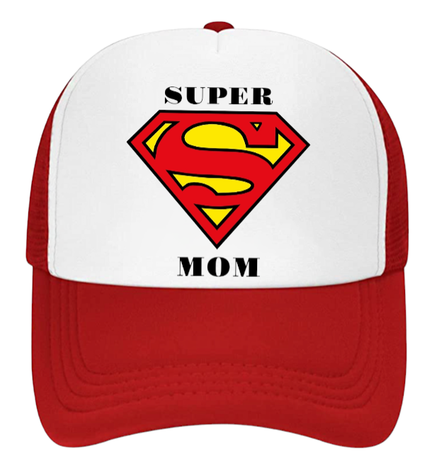 Super Mom Hat Super Dad Hat Couples Hat Adjustable Trucker Hat Gift for Mom Dad