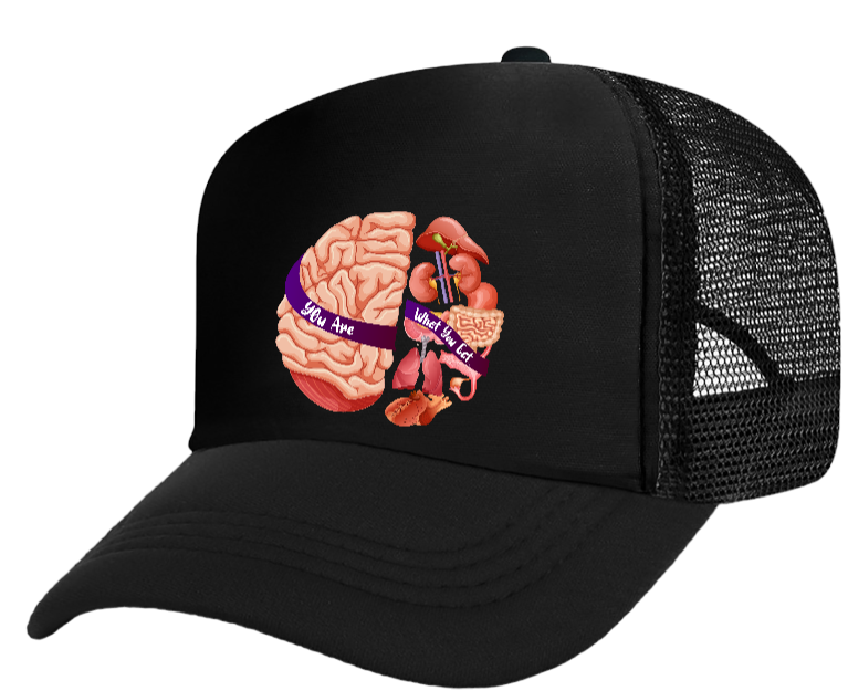 Healthy Lifestyle Hat Trucker Hat Adjustable Snapback You Are What You Eat Gym