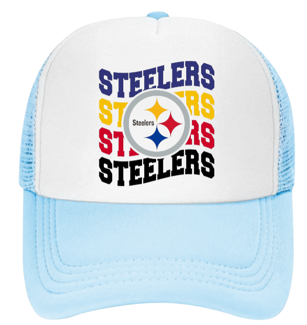 Steeler Football Hat Adjustable Snapback Trucker Hat Football Season Hat
