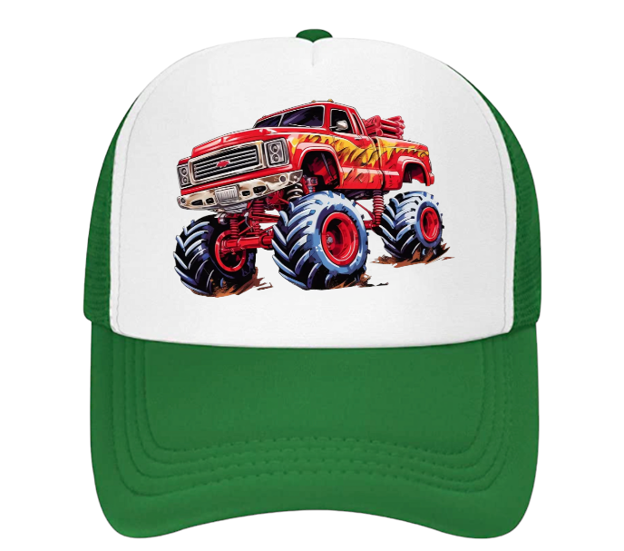 Monster Truck Hat Trucker Hat Outdoors Hat Truck Lovers Baseball Hat Adult