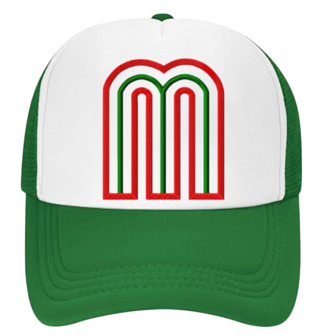 Mexico Baseball Hat Adjustable Snapback Trucker Hat Mexico Baseball Team Hat