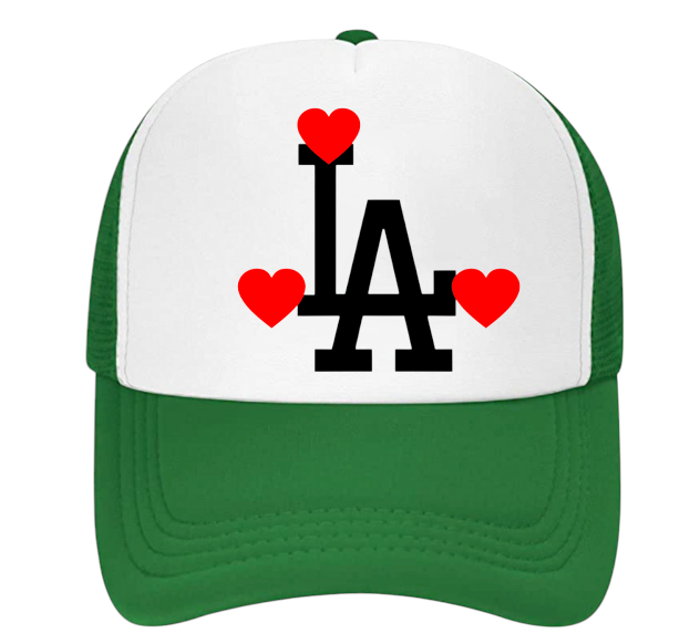 Dodgers Baseball Hat Adjustable Snapback Trucker Hat Dodgers Zebra Love Hat