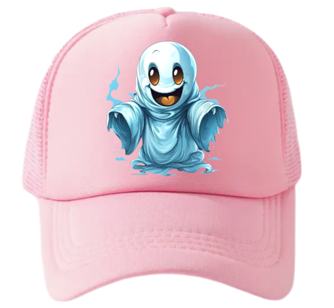 Ghost Busters Hat Adjustable Snapback Trucker Hat Fly Ghost Cute Scary Ghost Hat