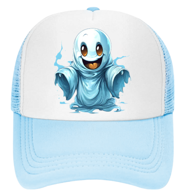 Ghost Busters Hat Adjustable Snapback Trucker Hat Fly Ghost Cute Scary Ghost Hat