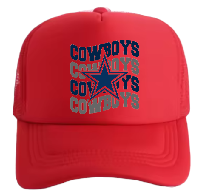 Football Hat Adjustable Snapback Trucker Hat Football Season Hat Texas Hat