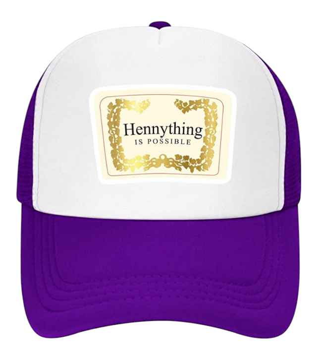 Good Vibes Hat Adjustable Snapback Trucker Hat Hennything Is Possible Hennessy