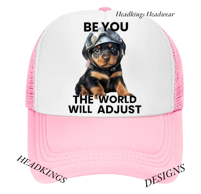 Dog Hat Adjustable Snapback Trucker Hat Be You The World Will Adjust Outdoor Hat