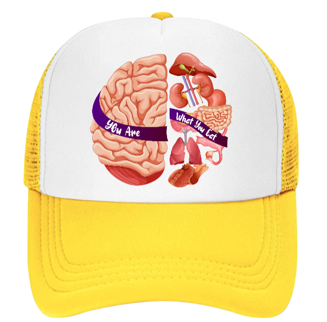 Healthy Lifestyle Hat Trucker Hat Adjustable Snapback You Are What You Eat Gym
