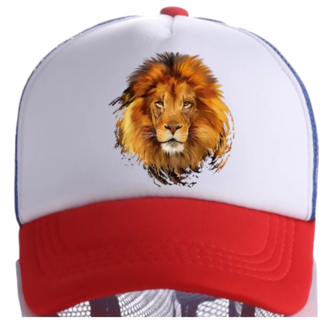 Lion Hat Adjustable Snapback Trucker Hat Lion King Hat King of Jungle Safari Hat