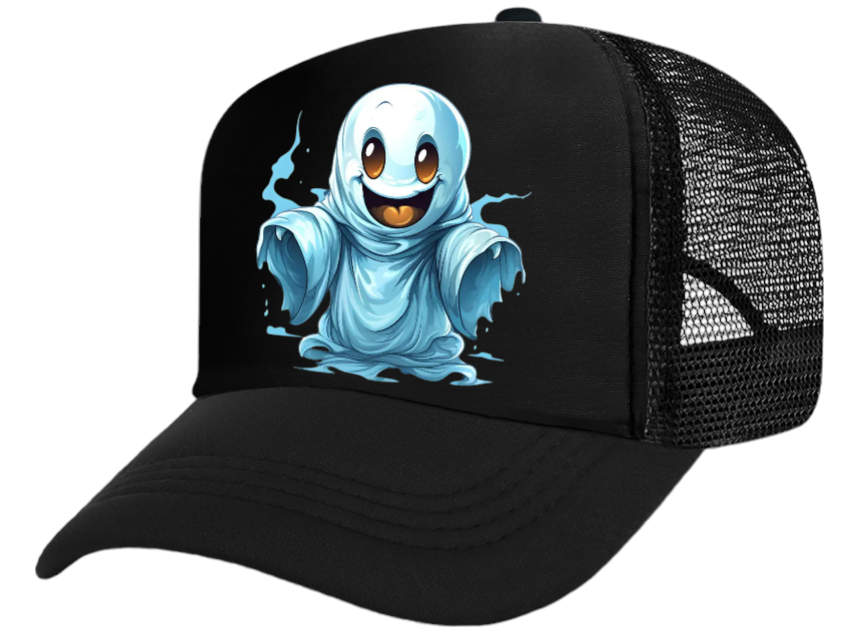 Ghost Busters Hat Adjustable Snapback Trucker Hat Fly Ghost Cute Scary Ghost Hat