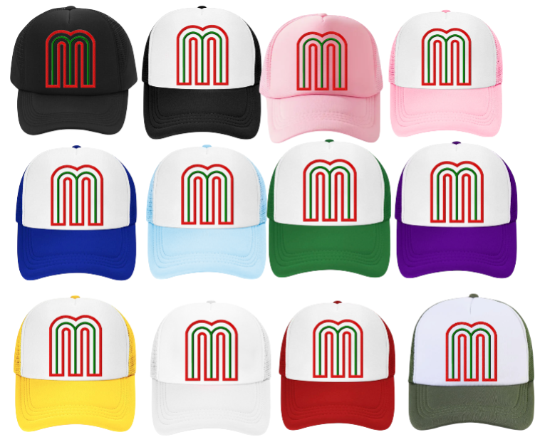 Mexico Baseball Hat Adjustable Snapback Trucker Hat Mexico Baseball Team Hat