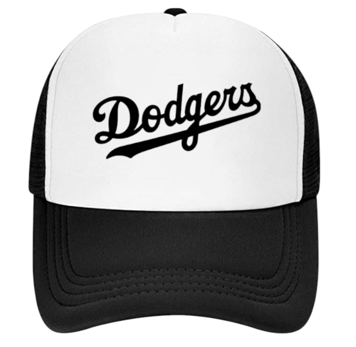 Dodgers Hat Adjustable Snapback Trucker Hat Dodgers Love Hearts Los Angeles Hat