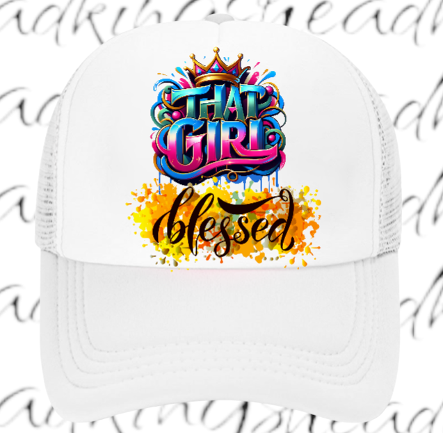 Blessed Hat Adjustable Snapback Trucker Hat That Blessed Girl Hat Woman Hat