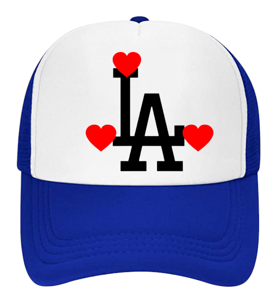 Dodgers Baseball Hat Adjustable Snapback Trucker Hat Dodgers Zebra Love Hat