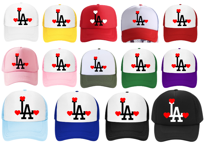 Los Angeles Angles Hat Adjustable Snapback Trucker Hat Crown Angles Wings Kings