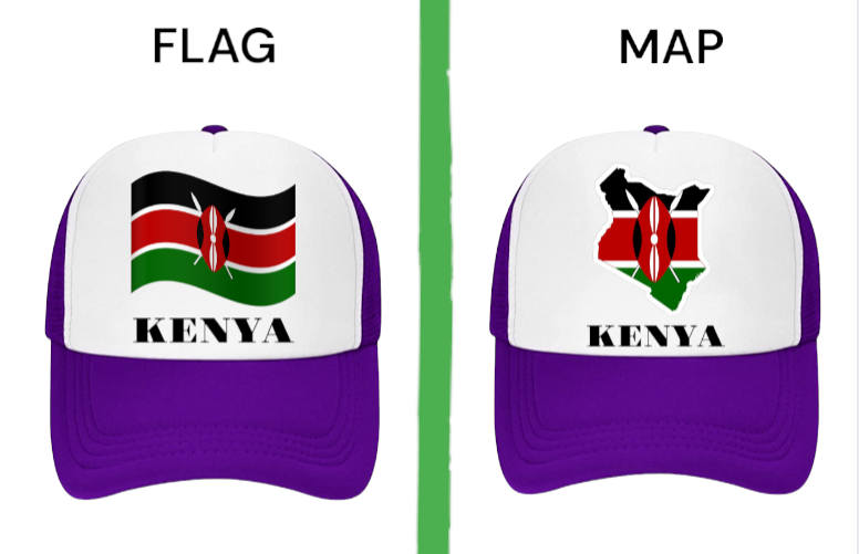 Map of Kenya Hat Trucker Hat Adjustable Snapback Kenyan Flag Hat Madaraka Day