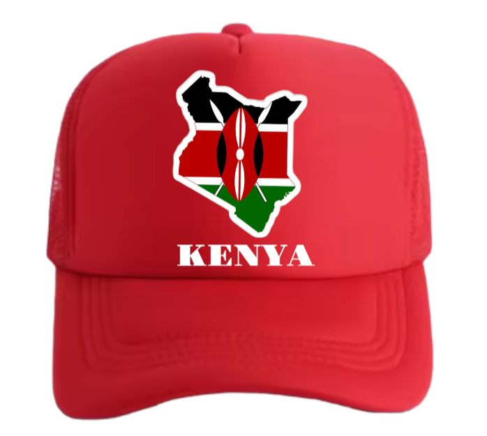 Map of Kenya Hat Trucker Hat Adjustable Snapback Kenyan Flag Hat Madaraka Day