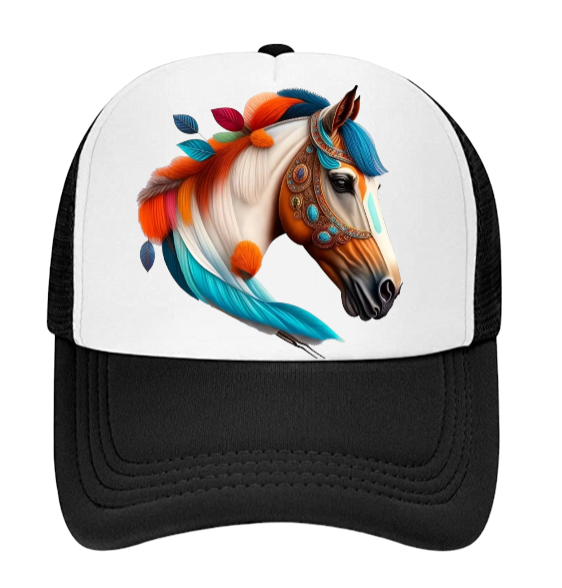 Horse Lovers Hat Baseball Hat Trucker Hat Adjustable Snapback Hat Unisex