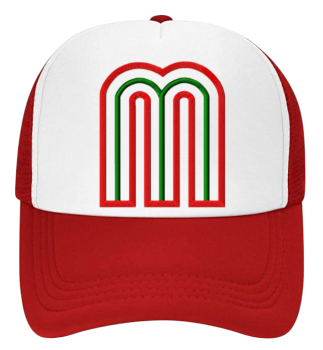 Mexico Baseball Hat Adjustable Snapback Trucker Hat Mexico Baseball Team Hat