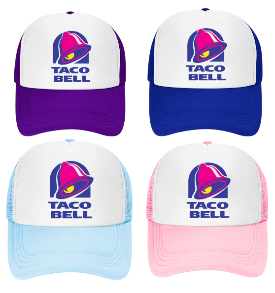 Taco Hat Adjustable Snapback Trucker Hat Taco Bell Hat Food Lovers Gift Tacos