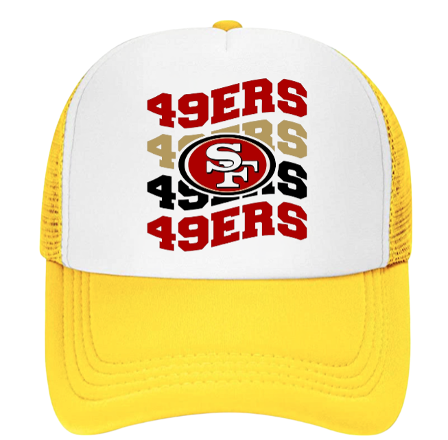 49 Football Hat Adjustable Snapback Trucker Hat Football Season Hat