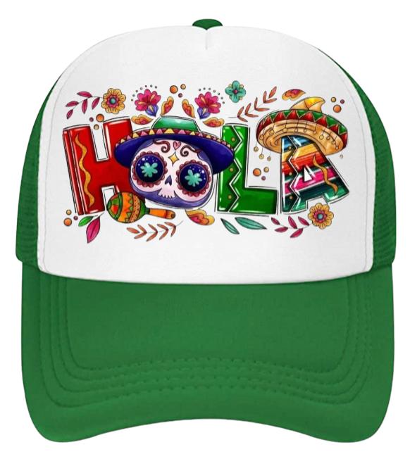 Mexican Greetings Baseball Hat Trucker Hat Adjustable Snapback Hat Unisex Hat