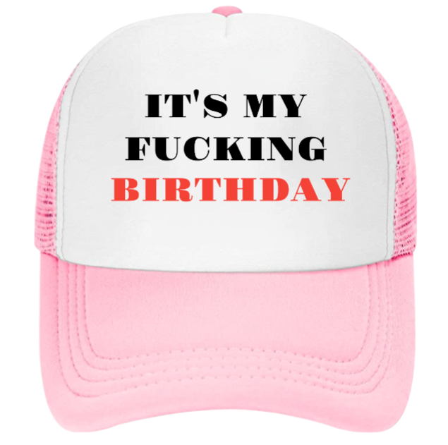 Birthday Hat Adjustable Snapback Trucker Hat Outdoors Funny Hat Birthday Gift