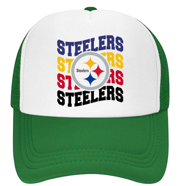 Steeler Football Hat Adjustable Snapback Trucker Hat Football Season Hat