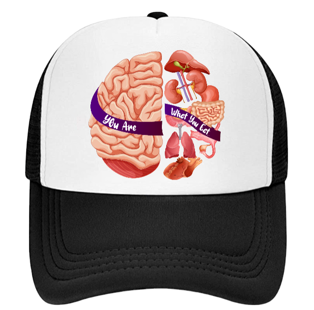 Healthy Lifestyle Hat Trucker Hat Adjustable Snapback You Are What You Eat Gym