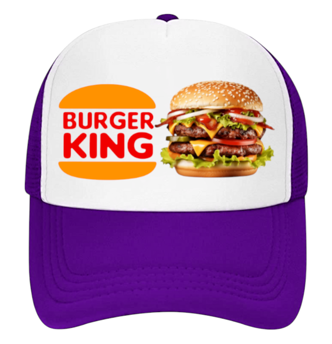 I love Burgers Hat Adjustable Snapback Trucker Hat Burgers Hat Coca-Cola Burger