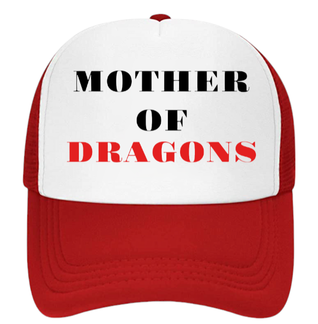 Mother Of Dragons Hat Adjustable Snapback Trucker Hat Game Of Thrones Theme Hat