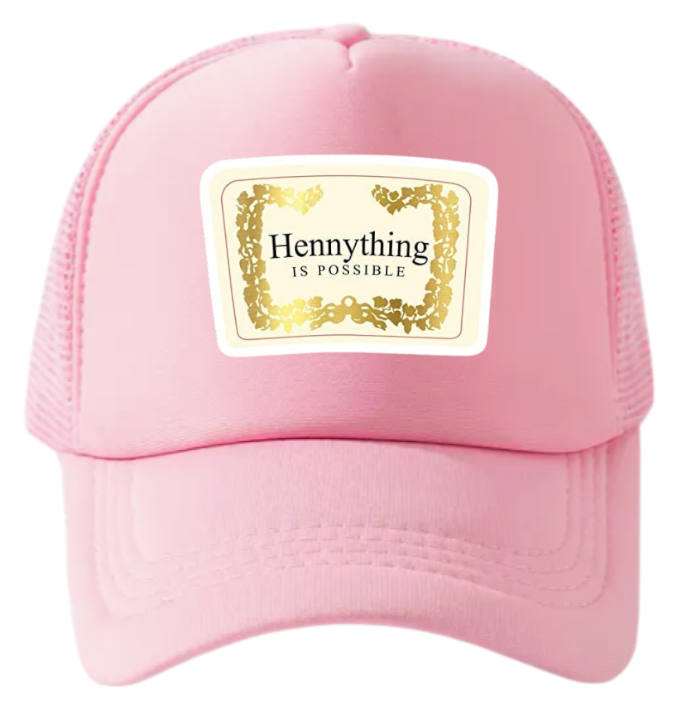 Good Vibes Hat Adjustable Snapback Trucker Hat Hennything Is Possible Hennessy