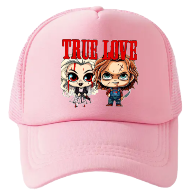 True Love Hat Chucky Killer Doll Hat Adjustable Snapback Trucker Hat Outdoor Hat